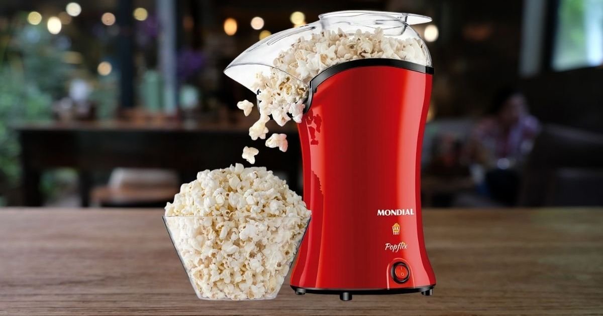 Pipoqueira Popflix: A sua pipoca pronta em 3 minutos