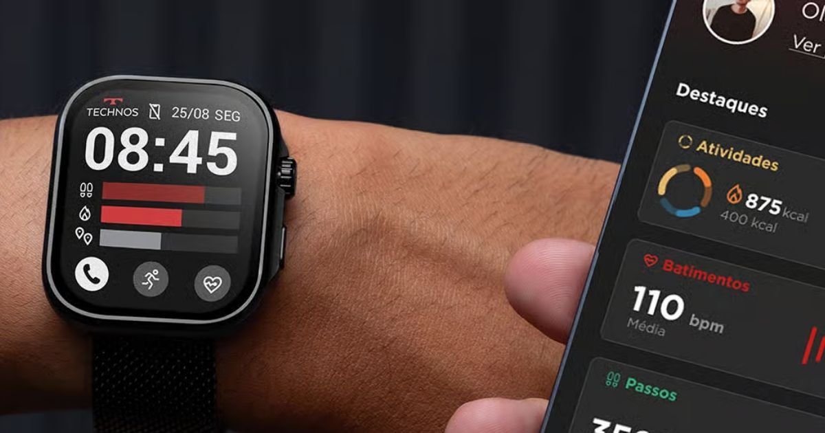 Technos Connect Max Call: O Smartwatch Perfeito