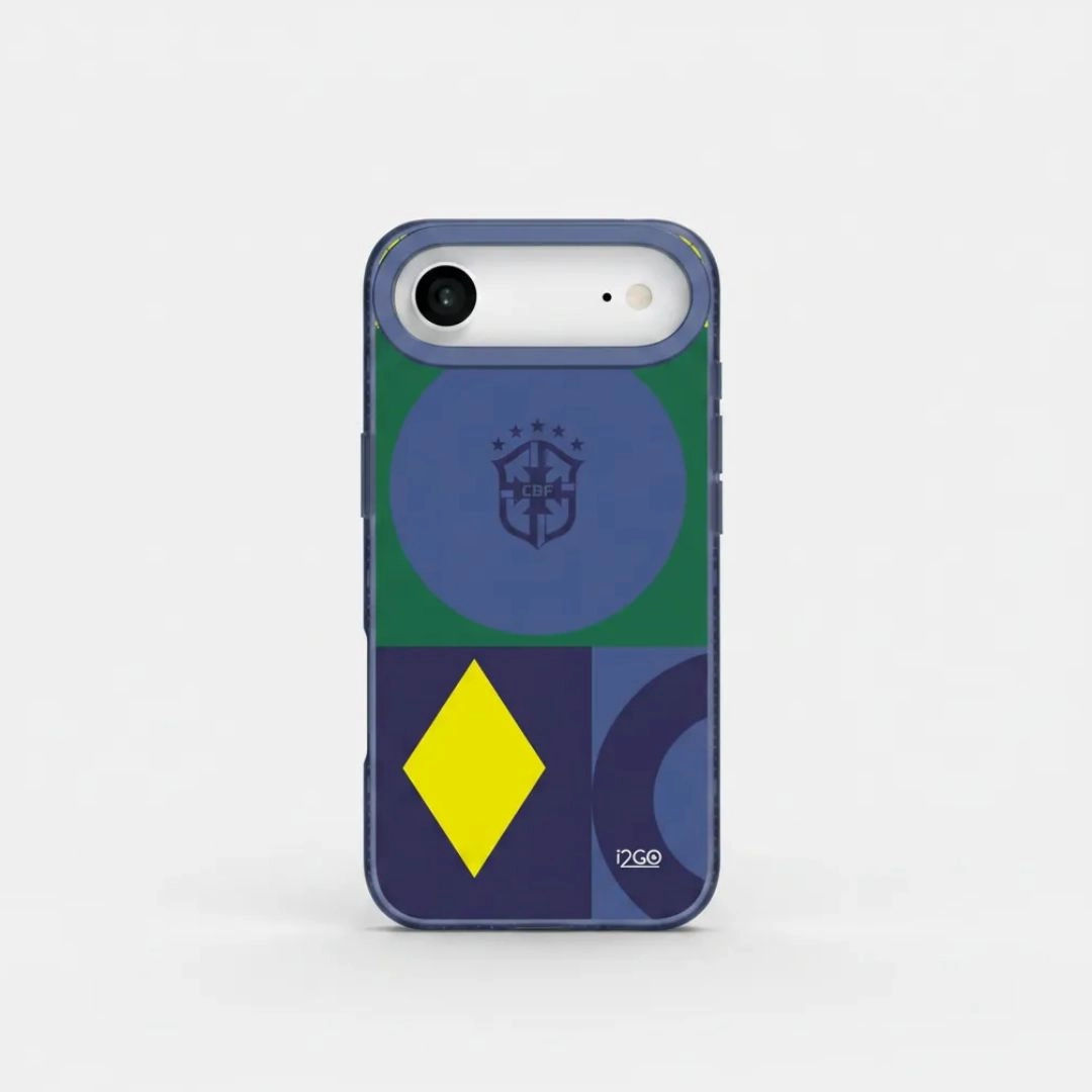 Capa I2go Iphone 17 Air Cbf Seleção Brasileira Com Magsafe