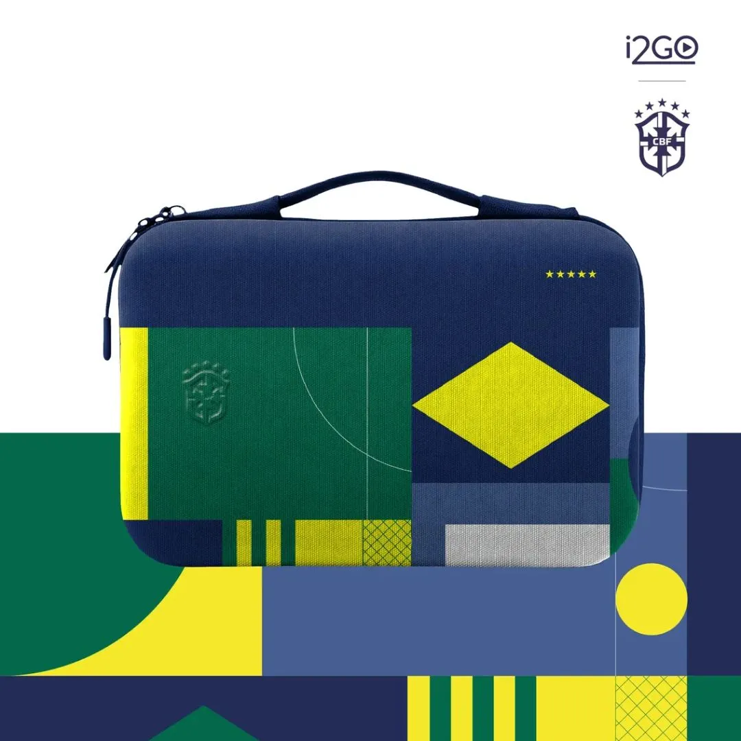 Estojo Para Acessórios I2go Oficial Seleção Brasileira Cbf