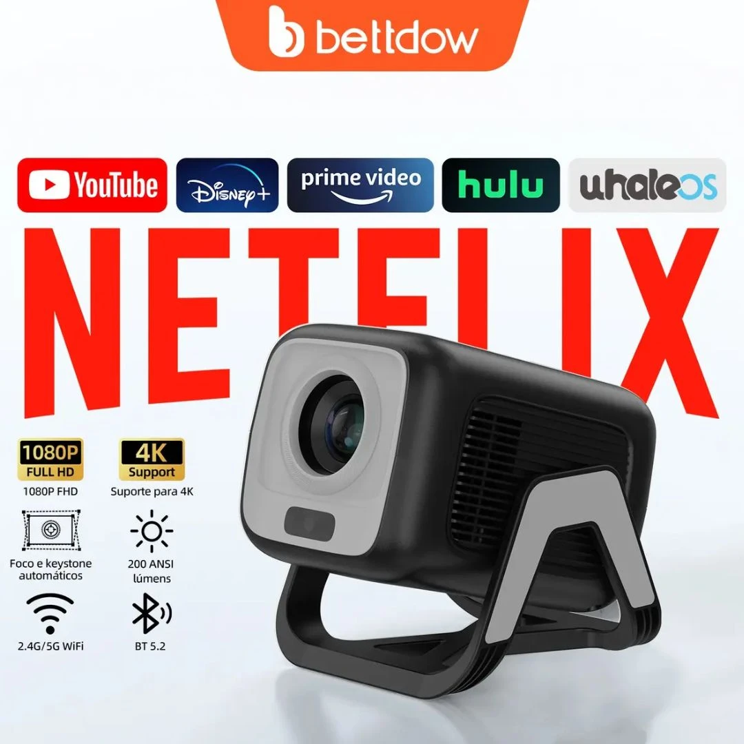 Mini Projetor Bettdow AC1066 Full HD 1080P